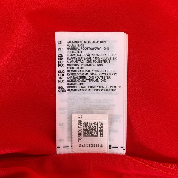 ADIDAS Equipment ADV 91-17 Bright Red T-Shirt - Picture 6 of 7